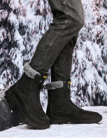 Botas De Invierno Impermeables Para Hombre Con Peluche Caliente Antideslizantes Altas Botas De Camuflaje Para Exteriores Y Senderismo - details 11