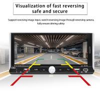 Reproductor Multimedia Inteligente Para Coche Universal 1Din Pantalla Táctil De 6.9'' Con Wireless Carplay Android Auto Navegación GPS Wifi FM Estéreo 2G RAM 64G ROM Soporte Para Control De Volante - details 4