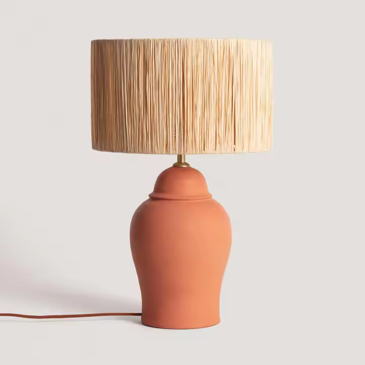 Lámpara de Mesa Terracota Ilana ILUZZIA - 1