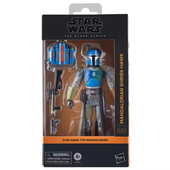 Figura Mandalorian Shriek-Hawk The Mandalorian Star Wars 15cmFigura  Coleccionable - Idea de Regalo- Mercancia Oficial - Juguetes para Niños y Adultos - Movies Fans - Muñeco para Coleccionistas y Exposición - 1
