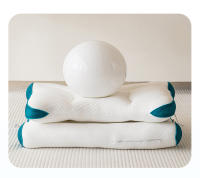 Almohada cervical de punto transpirable masaje antitracción almohada cervical núcleo hogar individual - details 1