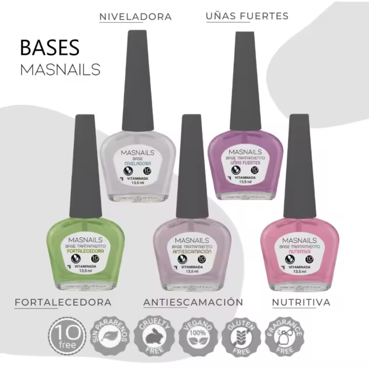 BASE DE TRATAMIENTO PARA UÑAS PROFESIONAL MASNAILS - 1