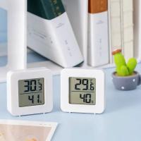 Mini Termómetro Y Higrómetro Digital Con Pantalla LCD Medidor De Temperatura Y Humedad Sensor Para Interior Muro Herramienta De Clima - details 13