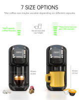 HiBREW H2B  Cafetera monodosis de cápsulas Nespresso, compacta, 2 programas de café,19 bares, apagado automático - details 8