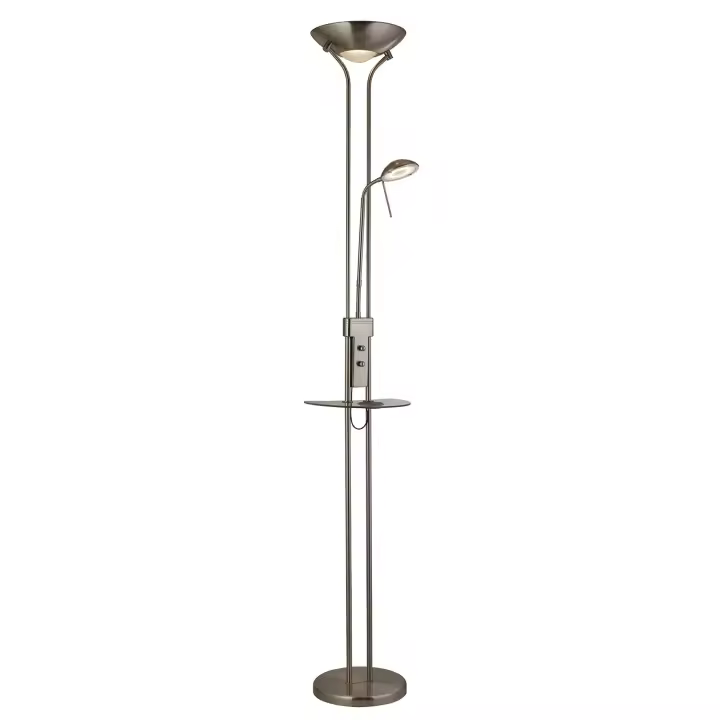 El cromo del acero inoxidable Trasp de cristal llevó el plantador contemporáneo Alambre-libre de 22,4 W 3000K - 1
