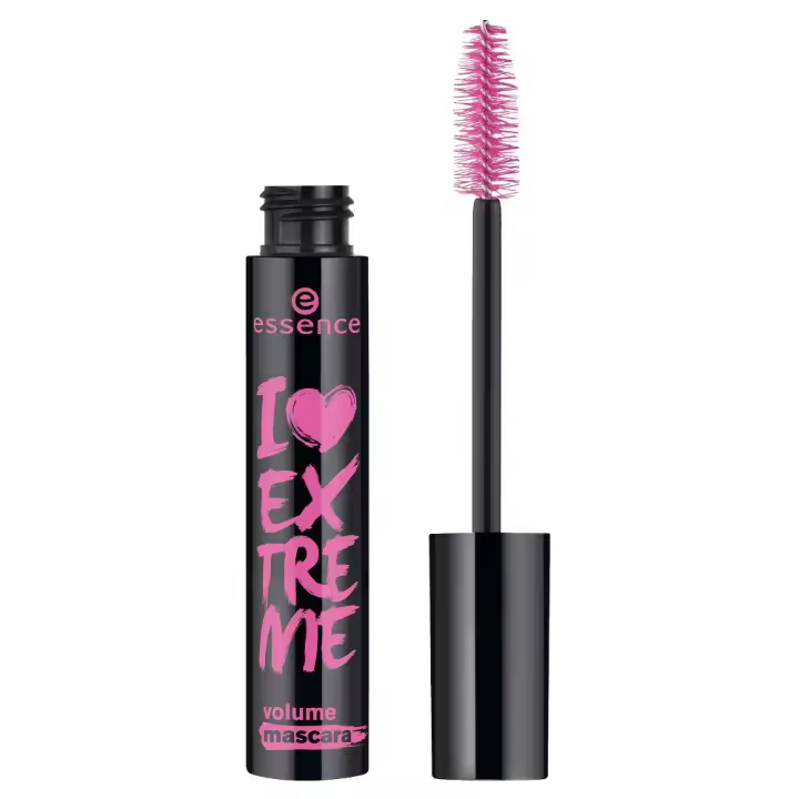 ESSENCE I LOVE EXTREME MASCARA VOLUMEN RESISTENTE AGUA NEGRA - 1