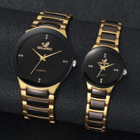 Reloj De Pulsera De Acero Inoxidable Para Parejas Reloj De Cuarzo Para Mujer Reloj De Negocios Para Hombre Moda Casual Sin Dial - details 0