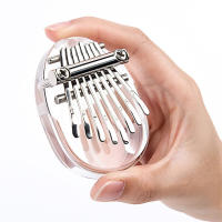 Miwayer Kalimba De 8 Teclas Instrumento Musical Mini Teclado De Uso Manual Madera Acrílico Portátil Regalo De Navidad - details 13