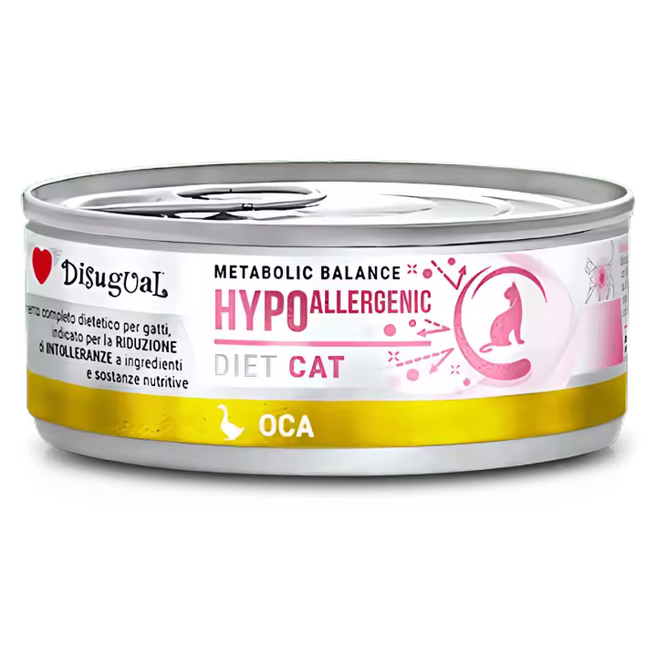 Disugual Diet Cat Oca Hipoalergénico 85 g – Comida Húmeda Monoproteica para Gatos con Alergias - 1
