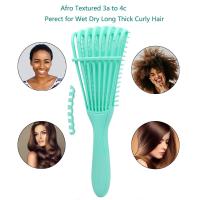 Peine Desenredante Para Cabello Rizado Y Grueso Peine De Masaje Capilar Para Mujeres Y Hombres Uso En Salón De Belleza - details 5