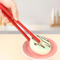 Pinzas De Cocina Antideslizantes De Silicona Para Toasts Y Ensalada Herramientas De Barbecue Y Asador Accesorios De Cocina - details 2