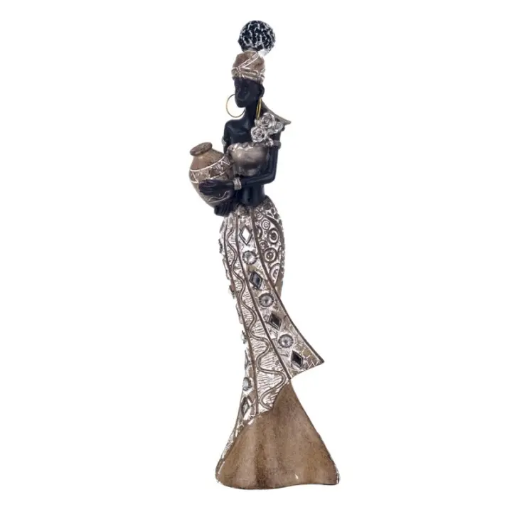 Signes Grimalt By SIGRIS Figura Africana Negro de Resina 29*5*8cm Figura de Africana 24240 - 1