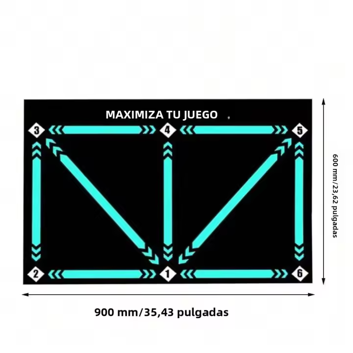 Alfombra De Entrenamiento De Fútbol Gruesa 60x90cm Duradera Antideslizante Plegable Para Niños Y Adultos Para Interior Y Exterior - 1