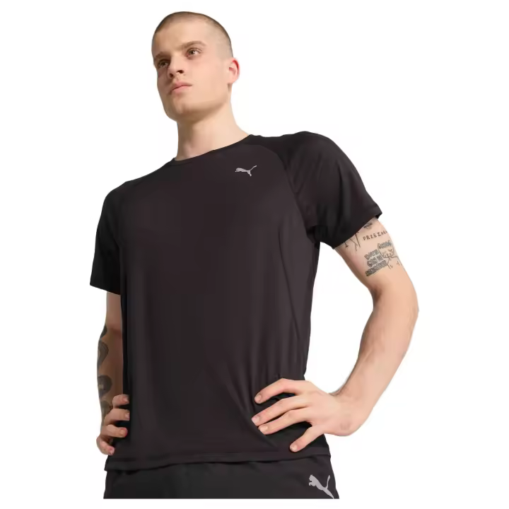 Camiseta de Manga Corta Puma Run Velocity para hombre en color negro - 1