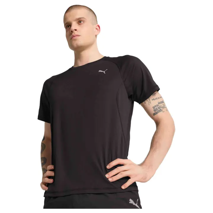 Camiseta de Manga Corta Puma Run Velocity para hombre en color negro - 1