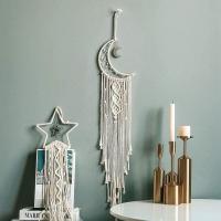 Atrapasueños con borlas, decoración de grto de Habitación, Bohemio, hecho a mano, atrapasueños, Luna y estrellas - details 3