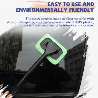 Set De Limpieza De Ventanas De Coche Con Cepillo De Microfibra Y Mango Largo Herramienta De Limpieza Para Parabrisas Accesorios Para Coche - details 3