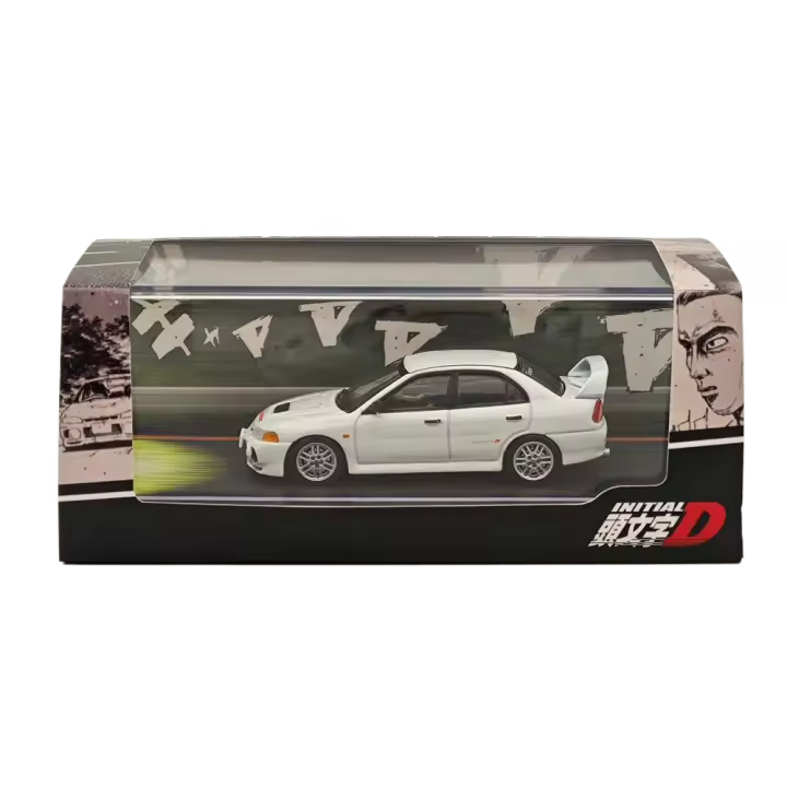 Coche De Acción a Escala 1/64 Lancer RS Evolution III IV X INITIAL D Evo 9 MR RALLIART Cool Phantom Final Edición Juguete De Metal Para Coleccionistas - 1
