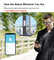 Sensor De Contacto Inalámbrico Girier Tuya ZigBee Para Seguridad Doméstica Compatible Con Home Assistant ZigBee2MQTT - details 5