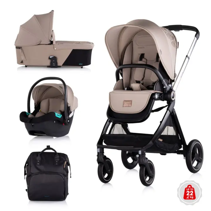 CHIPOLINO Carrito de bebé ELITE tres piezas de Chipolino - 1