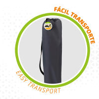 Aktive - Sofá plegable camping para 2 personas, 107x63x88 cm, fabricado de acero y polietileno, con topes para terrenos blandos, máx. 220 kg (110 kg cada asiento), incluye funda, sofás plegables, accesorios camping - details 3