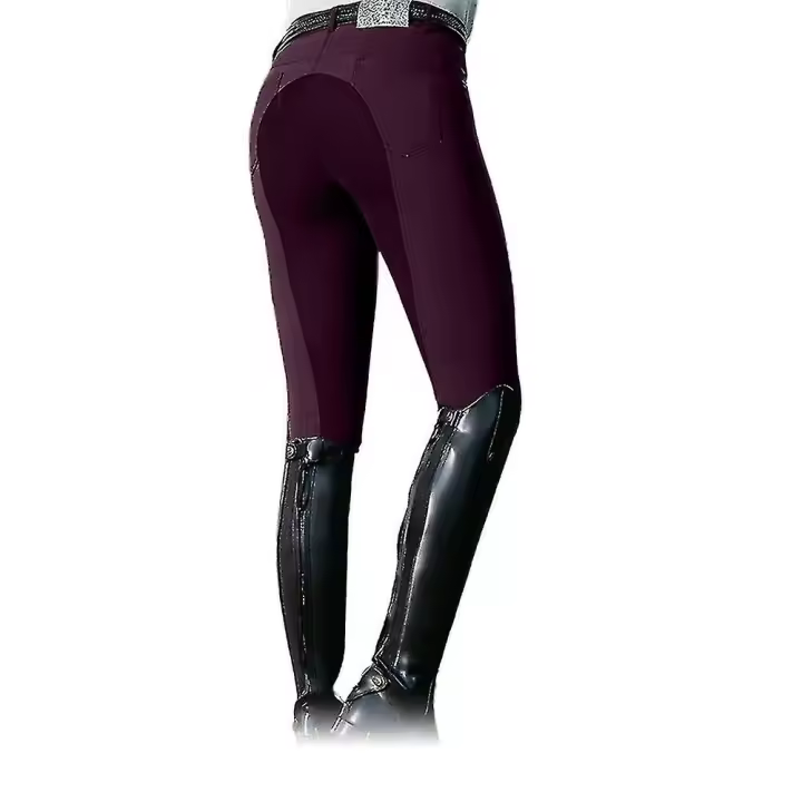 Mujeres de Alta beltada elástico Pantones ecuestres Horse Racing Skinny Pantalones - 1