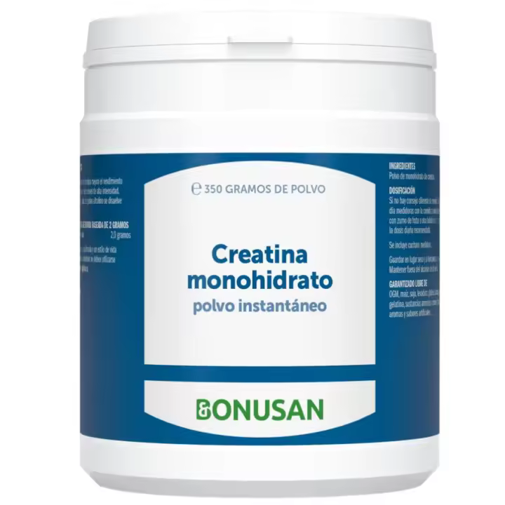 Creatina Monohidrato Polvo Instantaneo 350gr Bonusan - Calidad Premium - 1