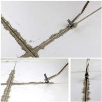Herramienta De Limpieza Para Grout De Azulejos Cerámicos Y Piso De Hormigón Con Remover De Soldadura Tungsteno Cerdos Herramienta Manual Para Bebés Y Adultos - details 5