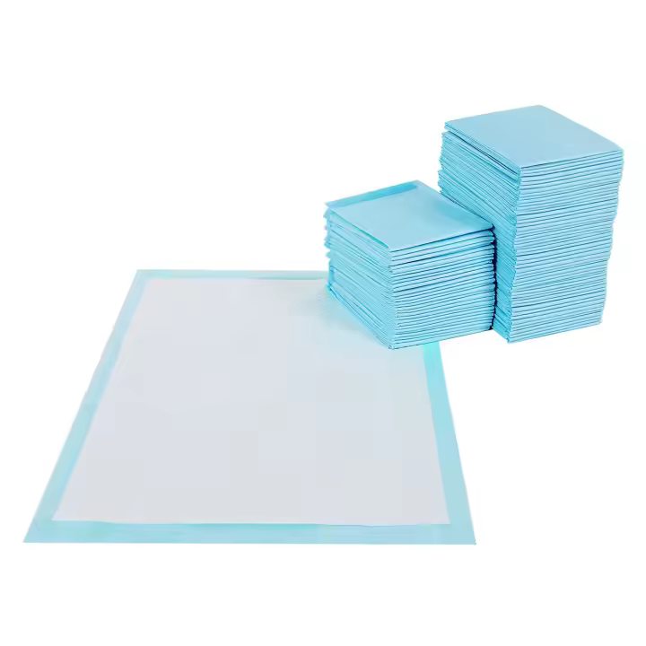 Empapadores Perros Alfombrilla desechable higiénica de Entrenamiento de mascotas pañales superabsorbentes para pipi perro y gatos esterilla de superficie de secado rápido empapadores perro 50x50 60x60 90x60cm - 1