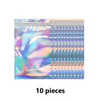 10Pcs Bolsas Reutilizables De Aleación De Holográfica Para Joyería Uñas Gel De Pintura Maquillaje Cuentas De Adornos Bolsa De Regalo - details 8