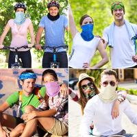 Bandana Multifuncional De Protección UV Para Exterior Capucha De Cuello Para Ciclismo Pesca Senderismo Cubre Cara Y Cabeza - details 6