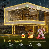 Luces De Cadena De Navidad 500/1000LED Impermeables Con Control Remoto Para Árbol Calle Bodas Y Fiestas Decoración De Pared Y Jardín - details 7