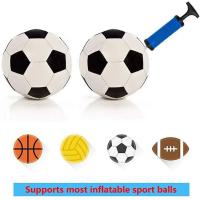 Juego De Bombín Y Adaptadores Para Bolas De Baloncesto Fútbol Balones De Voleibol Y Rugby Inflador De Bolas Universal - details 3