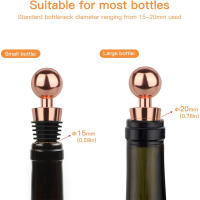 Tapa De Vino Dorada Reutilizable Con Sistema De Vácuo Cierre De Giro Botella De Champán Regalos Para Barra Herramientas De Cocina - details 24