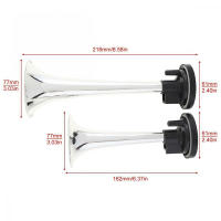 2PCS Bocina De Aire Negra Doble Freno Tubo Para Coche Camión Tren Barco Herramientas De Reparación Y Mantenimiento - details 6