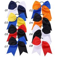 1PC Cinta De Cabello Elástica De 6 Pulgadas Para Niñas Color Sólido Gran Lazo Cinta De Goma Accesorio Para El Cabello Moda Infantil - details 22
