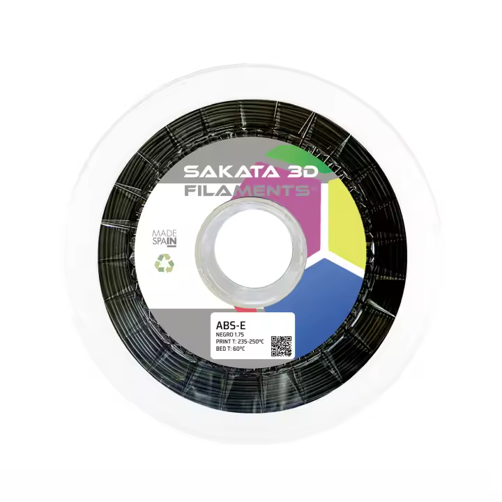 Filamento ABS-E  850g  1,75mm  Superior al ABS Standar  Altas Prestaciones Mecanicas  Alta Rigidez y Brillo  Facilidad de Impresión  Directo de Fabrica  Marca SAKATA 3D  Filamento para Impresora 3D  Filamento 3D - 1