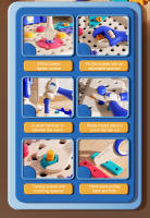 Juego De Herramientas Para Niños Con Taladro Eléctrico Juguete De Construcción De Poder Para Niños Y Niñas Juego De Pretendiente Para Bebés - details 3