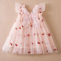 Vestido De Princesa Para Bebé Niña Verano 2024 Con Mariposa 3D Vestido De Cumpleaños De Tul Para Niñas Crianza Ropa Infantil 1-5Años - details 33