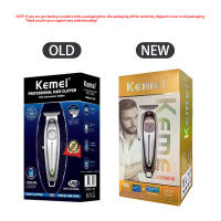 Cortador De Pelo Eléctrico Kemei KM-1949 Plata/Oro Profesional Recargable KM-2028 Trimmer Sin Cable Para Hombres Con Corte Rápido Y Ajuste De Longitud - details 0