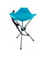 STARLEY-Taburete de camping plegable de acero y poliéster, incluye correa ajustable, máximo 90 kg, acampada, pescar, jardín, playa, 43 x 32 x 32 cm, color aleatorio - details 1