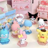 Caja Sorpresa Blind Con 8 Piezas De Miniso Y Sanrio Accesorios De Escritorio Kulomi Bolsa De Mano Pequeña Compañeros Regalo Para Enthusiasts - details 1