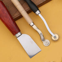 Kit De Trabajo Con Cuero Herramientas De Arte De Cuero Con Agujas De Costura Groover Awl Botones Metálicos Para La Fabricación De Cuero - details 11