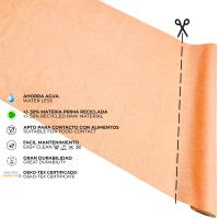 Mantel de tela Antimanchas, Liso, Para mesa rectangular,Cocina y Comedor Fácil de limpiar, Lavable, Impermeable, Ideal para el hogar interior , Naranja 210775 - details 2