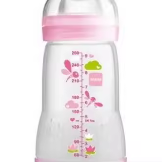 Mam Baby Biberón Anti-Cólico Matt Rosa 260Ml - 1