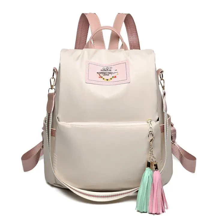 Nueva Mochila De Hombro Para Mujer De Alta Calidad Gran Capacidad De Oxford Saco De Mano Color Túnel Mochila De Mujer - 1