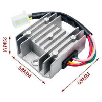 Regulador De Tensión Rectificador De Onda Completa 12V 4 Hilo Para ATV Motocicleta Bicicleta De Tierra Cuatriciclo Adecuado Para La Mayoría De Las Motocicletas Con Carburador - details 4