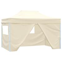 vidaXL Carpa Plegable Profesional 4 Paredes Acero Celebraciones Color Antracita,  Azul,  steel white y mas - details 3