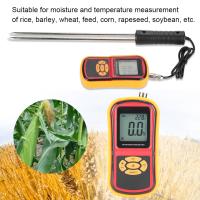 Medidor De Humedad Digital Portátil GM640 LCD Para Granos Como Trigo Arroz Maíz Frijoles Medidor De Temperatura Y Humedad - details 8