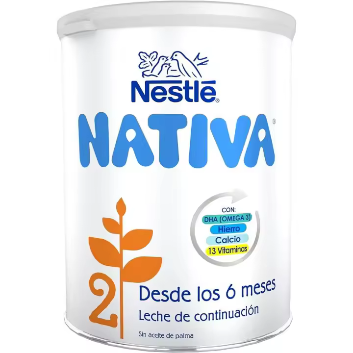 Nestlé Nativa 2 Leche de Continuación 800g para Bebés 6-12 Meses - 1